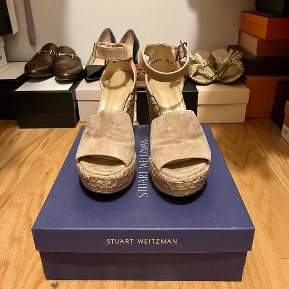 Stuart Weitzman Mojave Platform Wedge Sandals - Picture 7 of 14